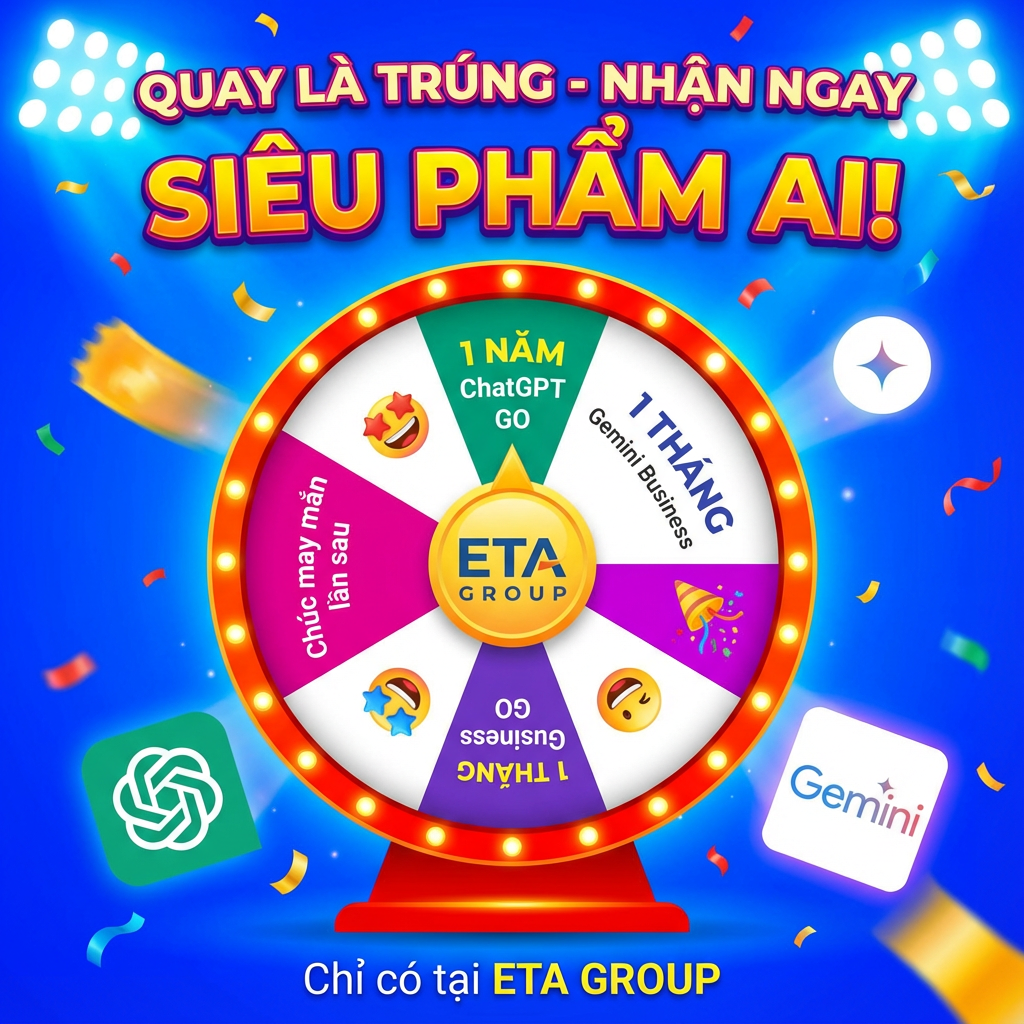 ĐĂNG KÝ QUAY SỐ - Trải nghiệm App độc quyền ETA