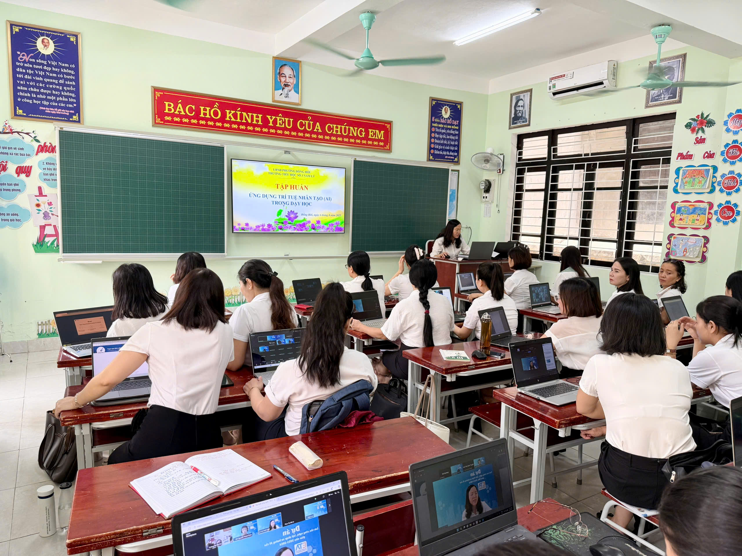 Dự án "Lan Tỏa Công Nghệ": Hai Ngày Tập Huấn AI Ý Nghĩa Tại Trường Tiểu học Số 3 Nam Lý